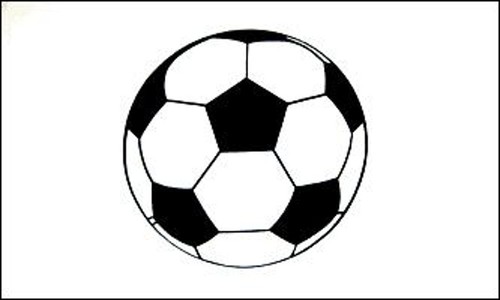 Football flag 5ft x - (novelty),