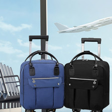 Trolley Bag On Wheels Lightweight Convertible Luggage Backpack Travel Suitcase