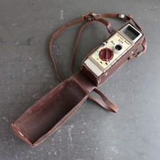 Vintage G B Bell & Howell 624 8mm Cine Camera In Leather Case