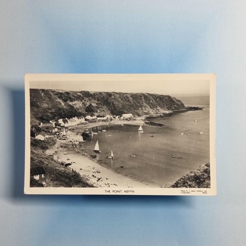 Nefyn postcard c1950 - nefyn, real