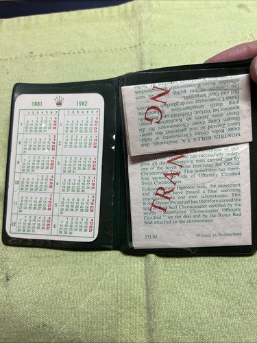 Vintage rolex wallet - vintage,