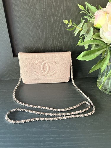 Chanel pink caviar wallet - caviar, on