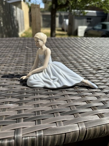Vintage porcelain ballerina - vintage, in