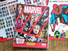 MARVEL Panini 2017 COMPLETE SET 198 Trading Card Collection in Album