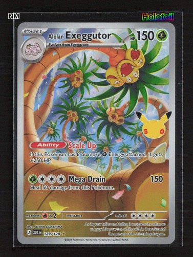 Alolan exeggutor - -,