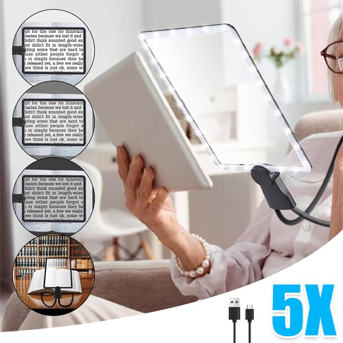 Large hands free magnifying - large,
