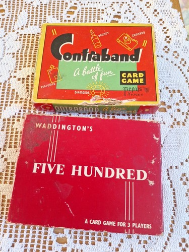 Vintage card games 1950s - vintage,