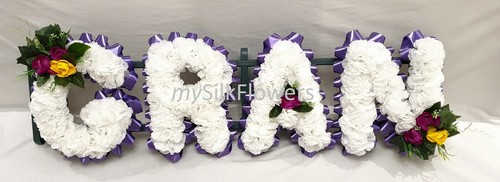 Gran artificial silk funeral - artificial,