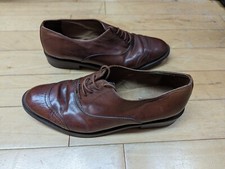 Real Leather Ravel Brown Shoes Mens UK Size 10