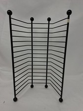 Black Metal CD Rack Holder
