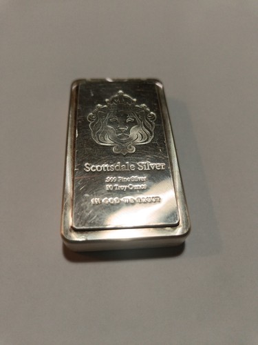 Scottsdale silver 10oz stacker - scottsdale,