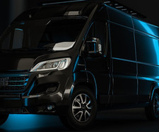 15" BLACK DIAMOND CUT ALLOYS FOR PEUGEOT BOXER MOTORHOME VAN 4800KG