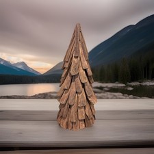 Driftwood Tree 18.5” Tall 8” Diameter Base - For Christmas Or Everyday