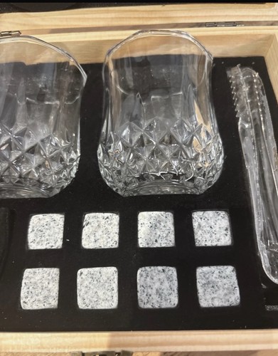 Whisky glass gift set - glass,