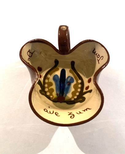 Vintage mottoware jam dish - jam,