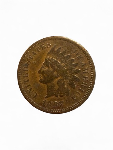 1867 indian head cent - head,