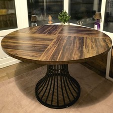 Farmhouse wooden dining table - farmhouse,