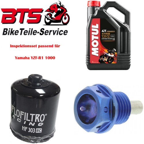Set oil filter - drain, plug