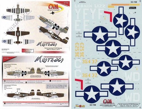 Cam decals 51b mustang - decals,