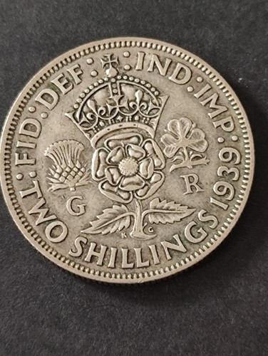 1939 two shillings 500 - , .500
