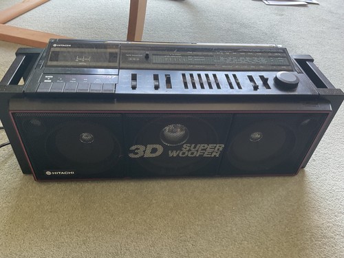 Vintage hitachi ghettoblaster - vintage,