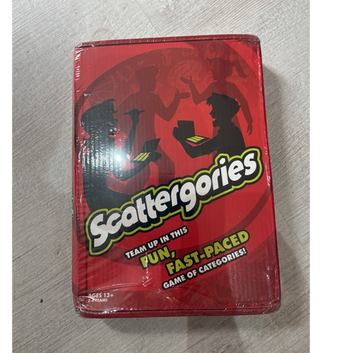 Scattergories board game - scattergories,