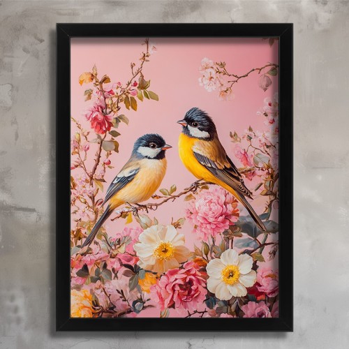 Bird wall art print - wall,