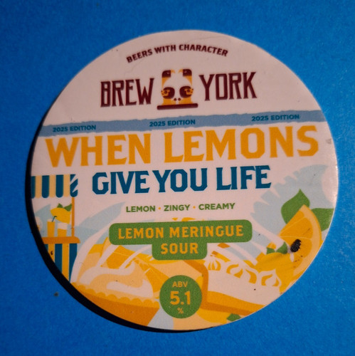 Brew york brewery when - york, lemons