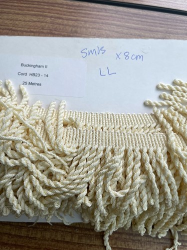 Metres cream bullion fringe - cream,