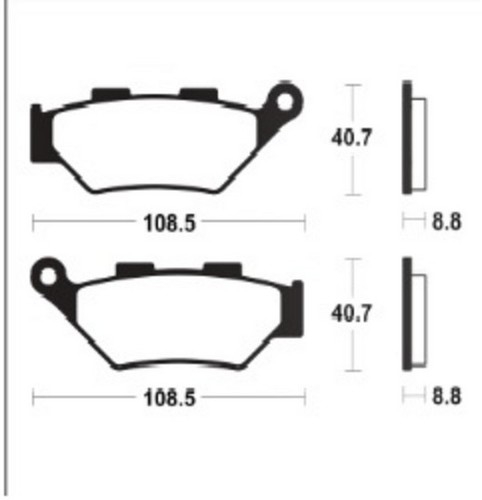 Tecnium brake pad - tecnium,