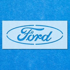Ford Car Logo Stencil: Mylar Airbrush Wall Art Painting Crafts  - 190 Micron