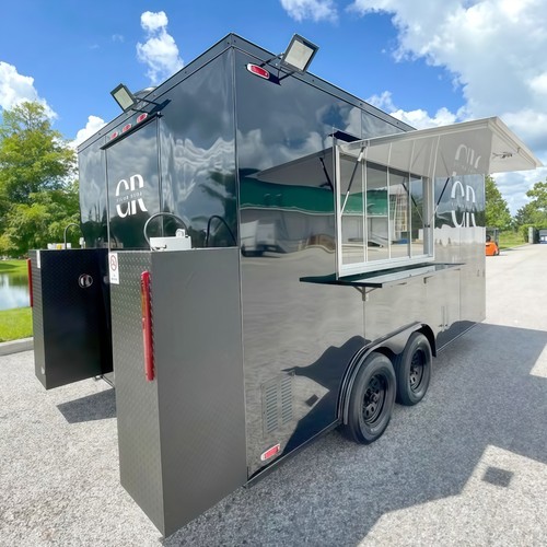 Mobile food truck fully - food,