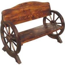 WOODEN GARDEN PATIO BENCH SEAT