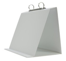 2 x A5 White PVC Presentation