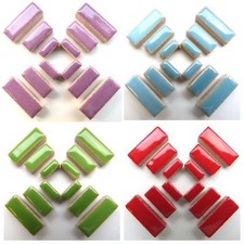 Rectangle Ceramic Mosaic Tiles in a Choice of Colours - 50g 
