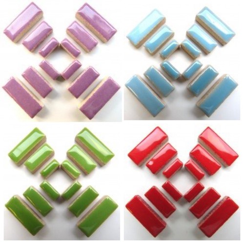 Rectangle ceramic mosaic tiles - rectangle,