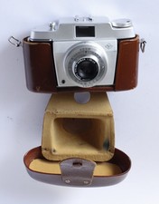 Old Vintage Camera Agfa Silette type 3 Made in Germany 1958 35mm with Case