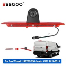 Car Rear View Brake Light Parking Reverse Camera For Ford Transit 350 MK8 Jumbo