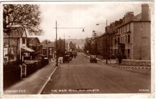 DENBIGHSHIRE - OLD COLWYN, ABERGELE ROAD & CARS, REAL PHOTO BY FRITH