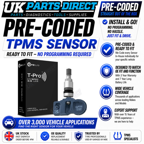 Tpms tyre pressure sensor - tpms,