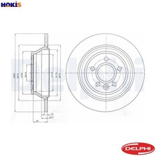 2x BRAKE DISC BG4238C FOR