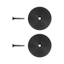 1-15/16 In. Dia Black Rail End