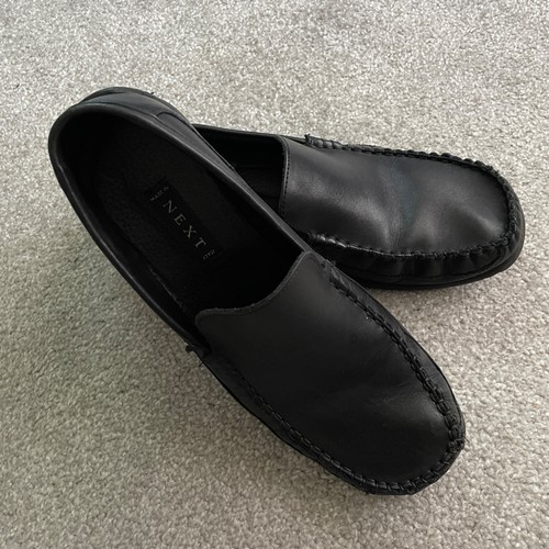 Next men black leather - next, slip