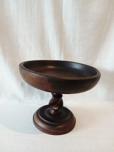 Vintage wooden solid dark wood - vintage,