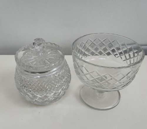 Vintage cut glass crystal - cut,