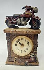 Unique Rare Motorbike Mantel Clock - See Description