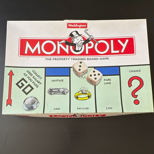 Waddingtons monopoly board - monopoly,