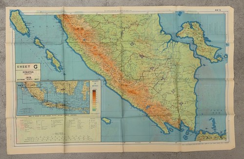 Silk rayon escape map sheet - escape, g