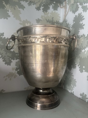 Vintage patinated silver plate - patinated,