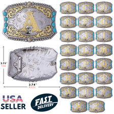 Turquoise Belt Buckle Western